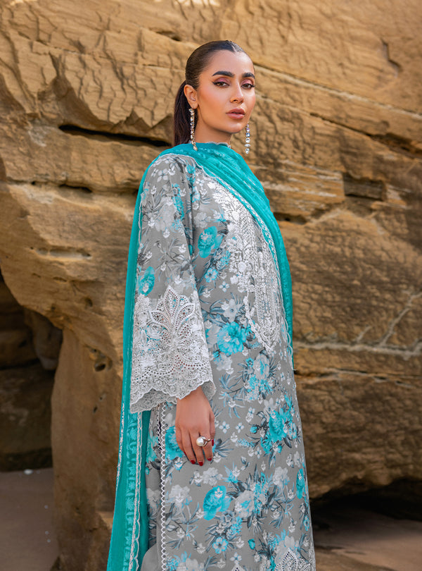 Zainab chottani | Luxury Chikankari 24 | LANA - 10B