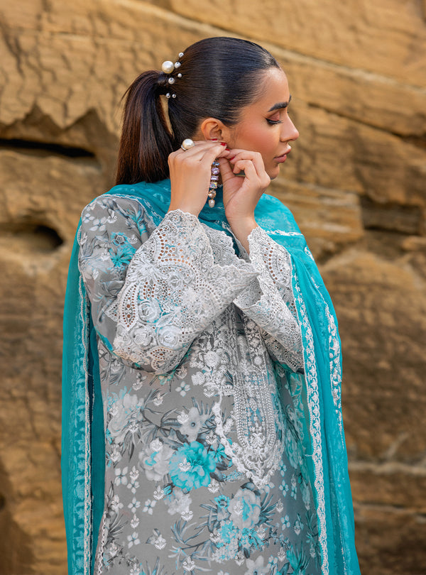 Zainab chottani | Luxury Chikankari 24 | LANA - 10B