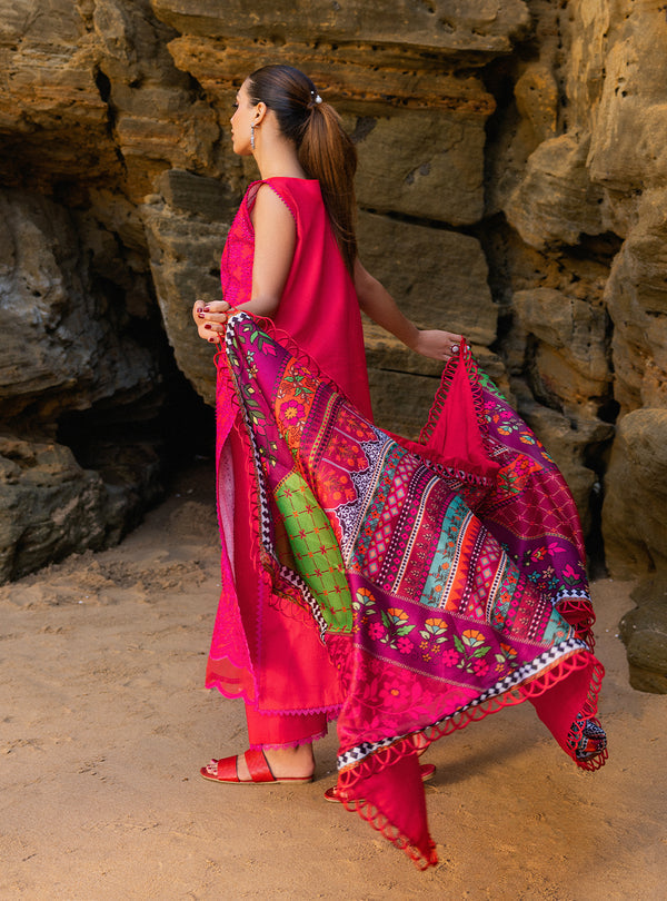 Zainab chottani | Luxury Chikankari 24 | LAALI - 6B