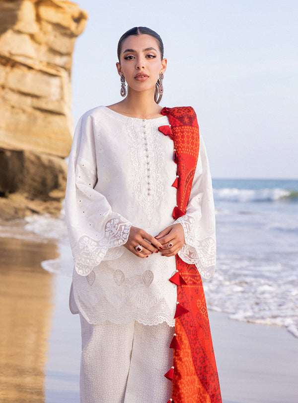 Zainab chottani | Luxury Chikankari 24 | CHUNARI - 3A