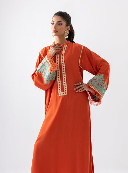 Zainab Chottani | Aara Casual Pret | Pumpkin Opal