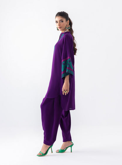 Zainab Chottani | Aara Casual Pret |  Blushing Plum