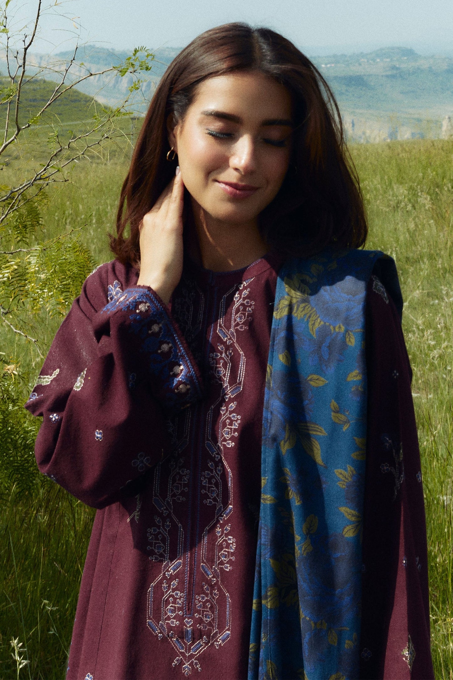 Zara Shahjahan | Coco Winter 24 | Amethyst-8A