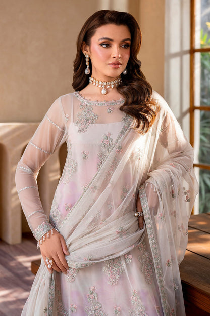 Zarif | Iris Printed Embroidered Edit 24 |  ORCHID