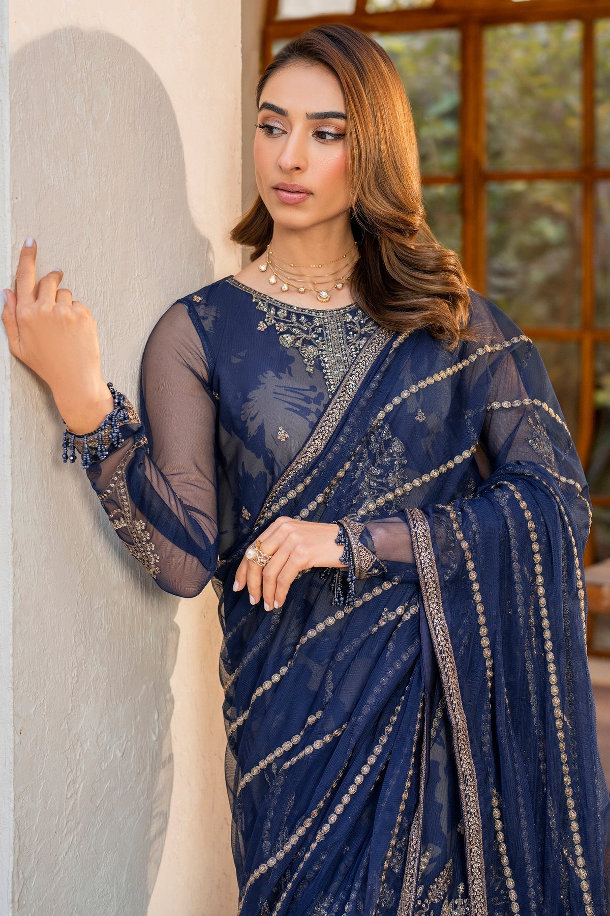 Zarif | Iris Printed Embroidered Edit 24 |  ZINNIA