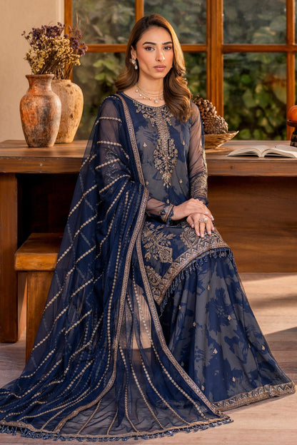 Zarif | Iris Printed Embroidered Edit 24 |  ZINNIA