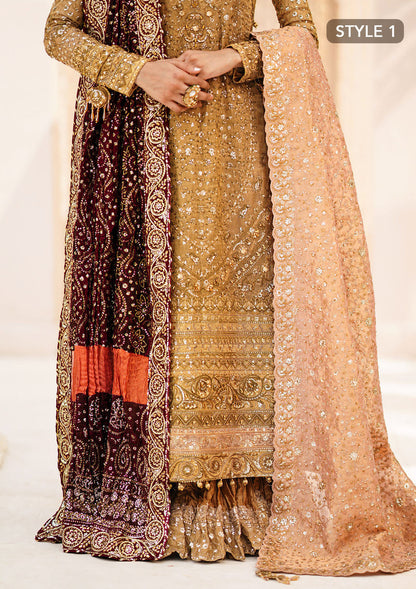 Aik Atelier | MAROON TUSSAR SILK CHUNRI SHAWL