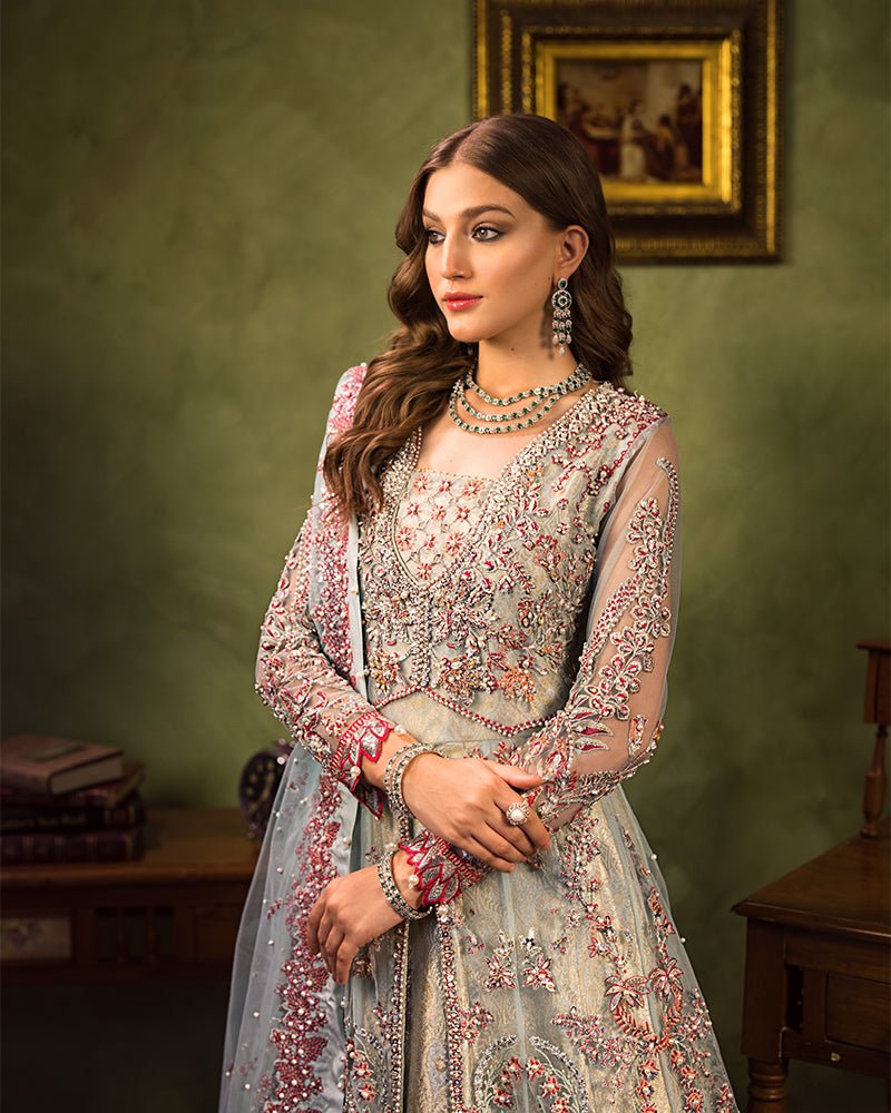 Ain | Aroosh Luxury Formals 24 | AR-93 ALEESHA (Ice Grey)