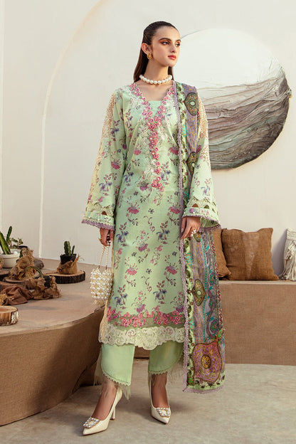 AJR Couture | Alif Affordable Lawn 24 | MINT MAGIC
