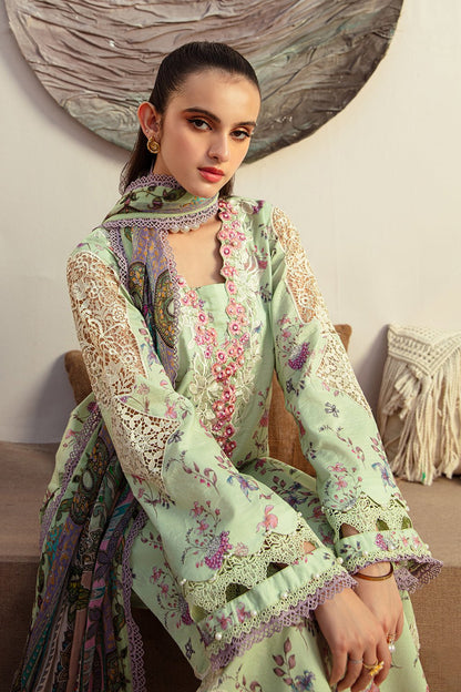 AJR Couture | Alif Affordable Lawn 24 | MINT MAGIC