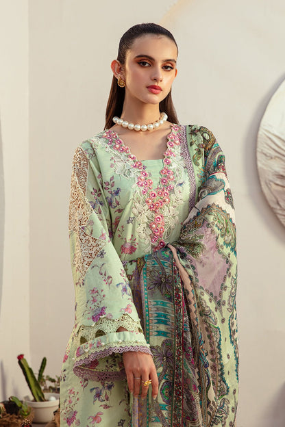 AJR Couture | Alif Affordable Lawn 24 | MINT MAGIC