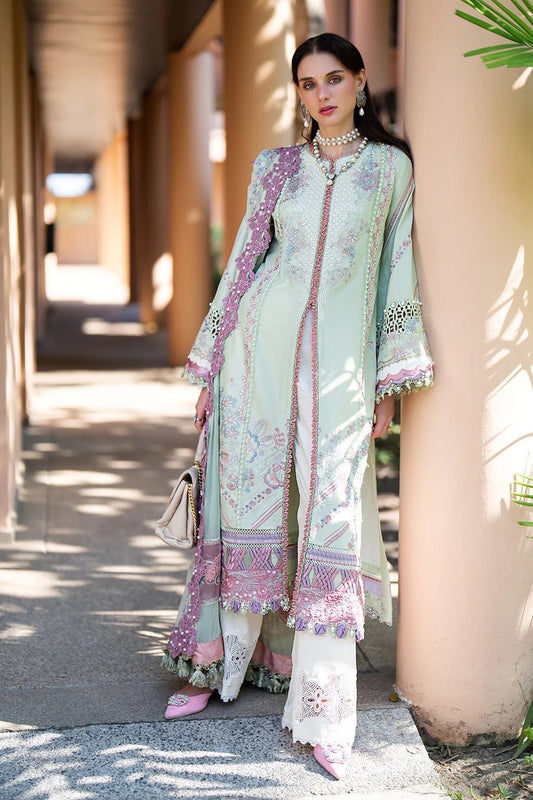AJR Couture | Alif Signature Luxury Lawn 24 |  Aura