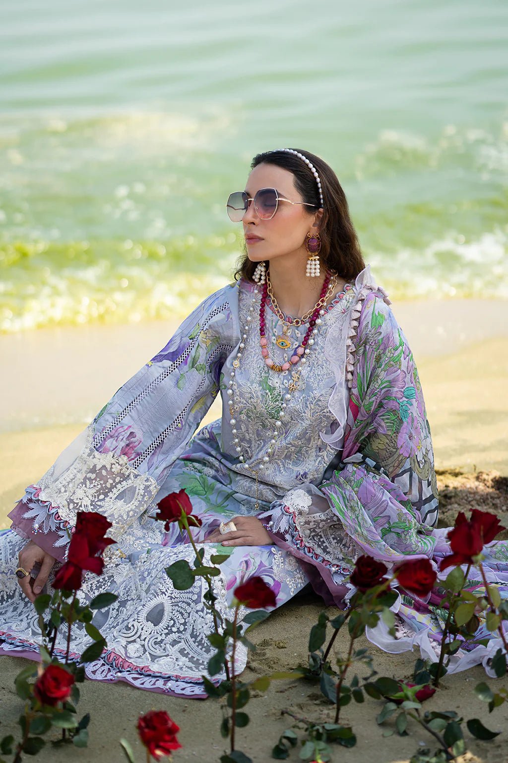 AJR Couture | Alif Signature Luxury Lawn 24 | Lyra
