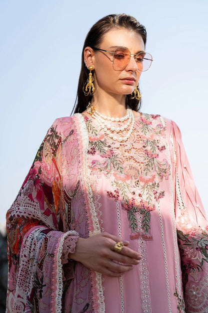 AJR Couture | Alif Signature Luxury Lawn 24 | Rosy