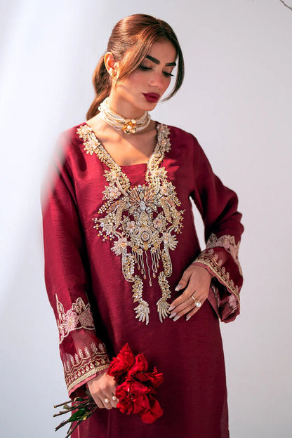 Ajr Couture | Luxe Pret Eid Drop | Scarlet