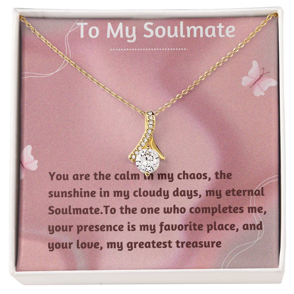 Alluring Beauty Necklace for Valentines , Birthdays and Weddings with Beautiful Custom Message - Riwayat-e-khas