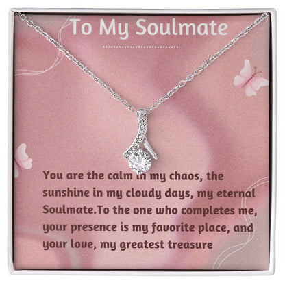 Alluring Beauty Necklace for Valentines , Birthdays and Weddings with Beautiful Custom Message - Riwayat-e-khas