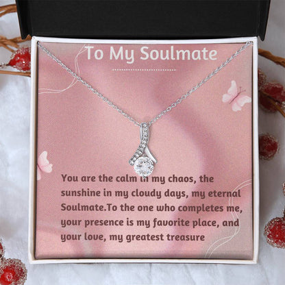 Alluring Beauty Necklace for Valentines , Birthdays and Weddings with Beautiful Custom Message - Riwayat-e-khas