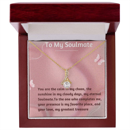 Alluring Beauty Necklace for Valentines , Birthdays and Weddings with Beautiful Custom Message - Riwayat-e-khas