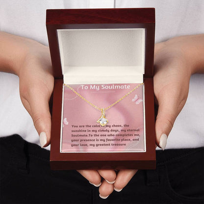 Alluring Beauty Necklace for Valentines , Birthdays and Weddings with Beautiful Custom Message - Riwayat-e-khas