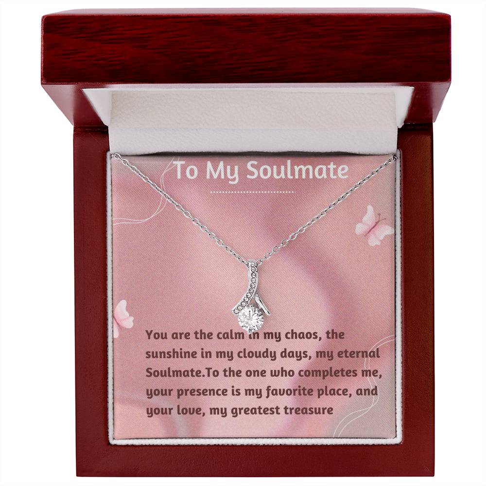 Alluring Beauty Necklace for Valentines , Birthdays and Weddings with Beautiful Custom Message - Riwayat-e-khas