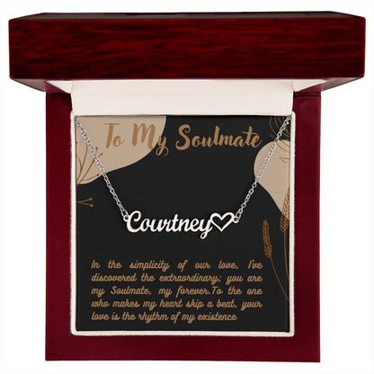 Personalized Name Necklace + Heart Character at the end | Best Gift for your Loved Ones - Riwayat-e-khas