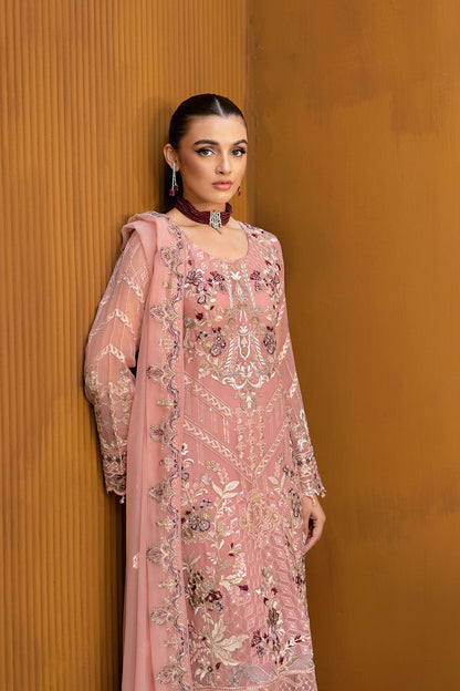 Ramsha | Chevron Chiffon Collection | A-1005