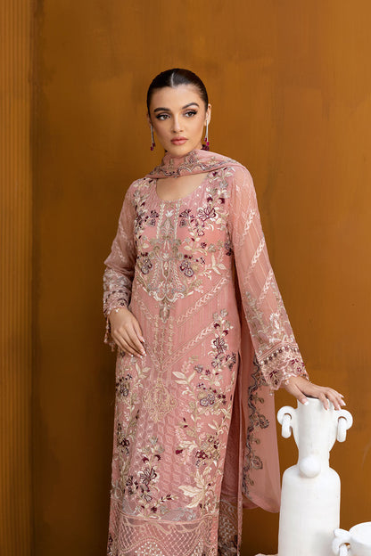 Ramsha | Chevron Chiffon Collection | A-1005