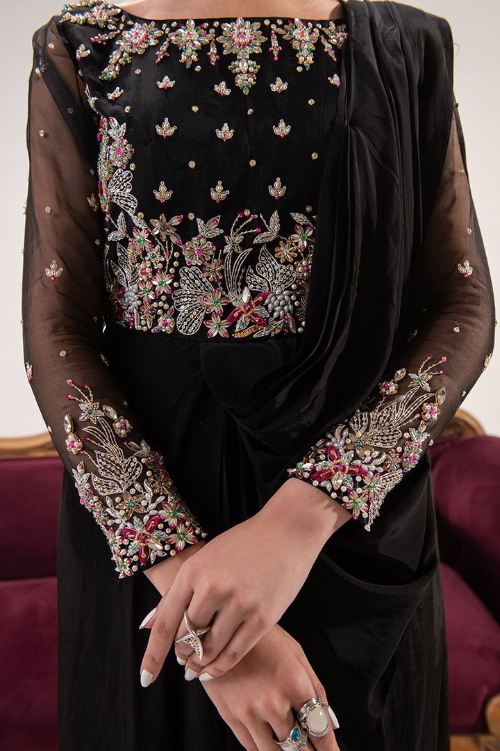 Maria Osama Khan | Tiffany Formals | Obsidian