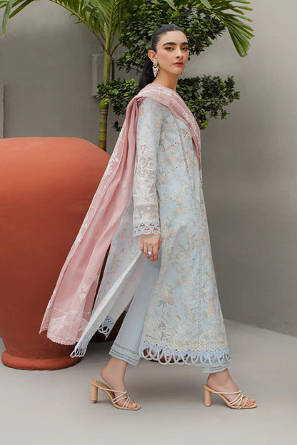 Qalamkar | Q Line Lawn Collection | JK-06 OCTAVIA