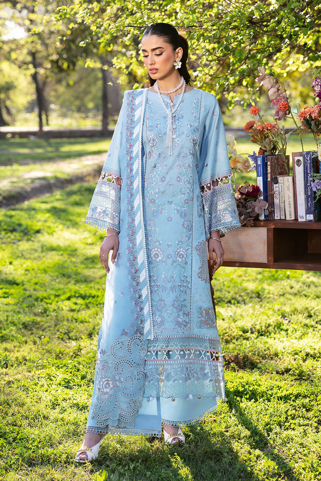 Ramsha | Riwayat Lawn Collection | Y-1306