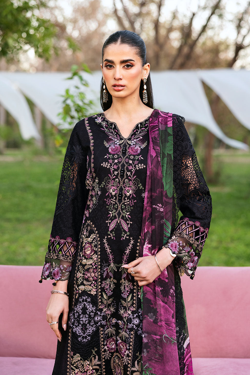 Ramsha | Riwayat Lawn Collection | Y-1302