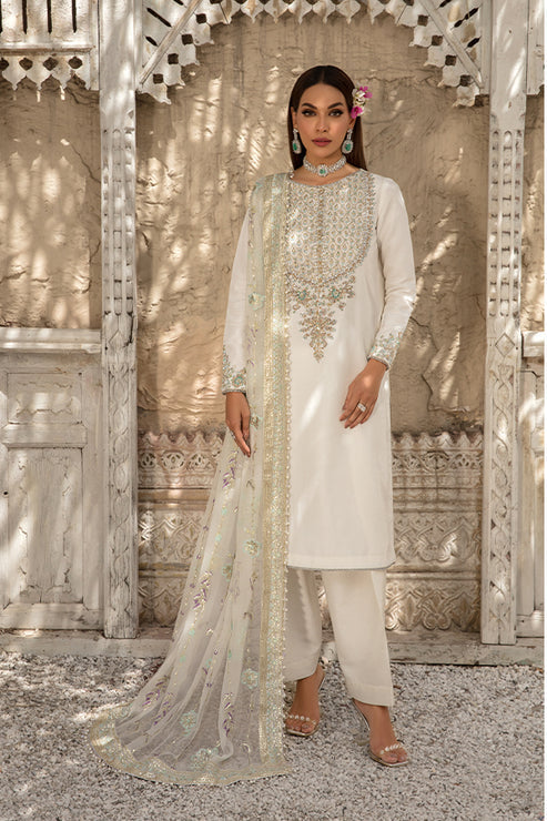 Saffron | Persia Wedding Collection | Pearl White