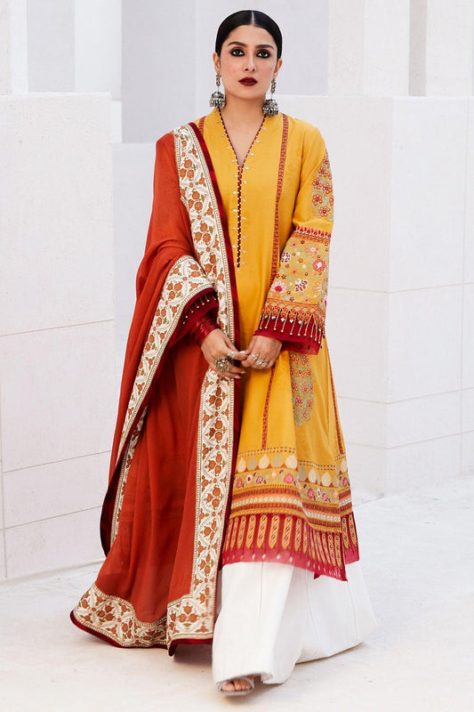 Zara Shahjahan | Luxury Lawn 24 | SANDAL-10A
