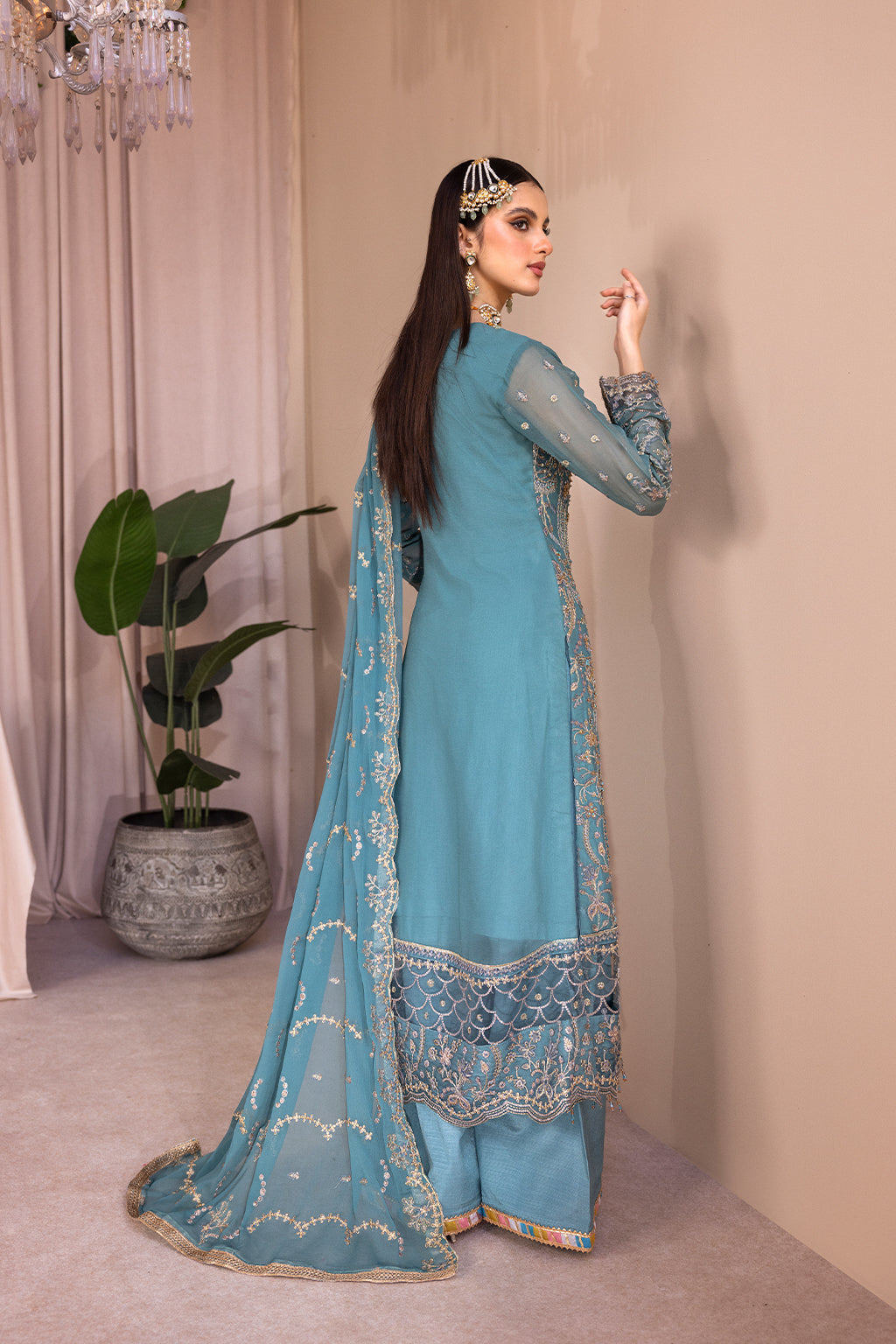 Emaan Adeel Romansiyyah Luxury Formal 3 Piece Suit RM-05 Miyasa - Riwayat-e-khas