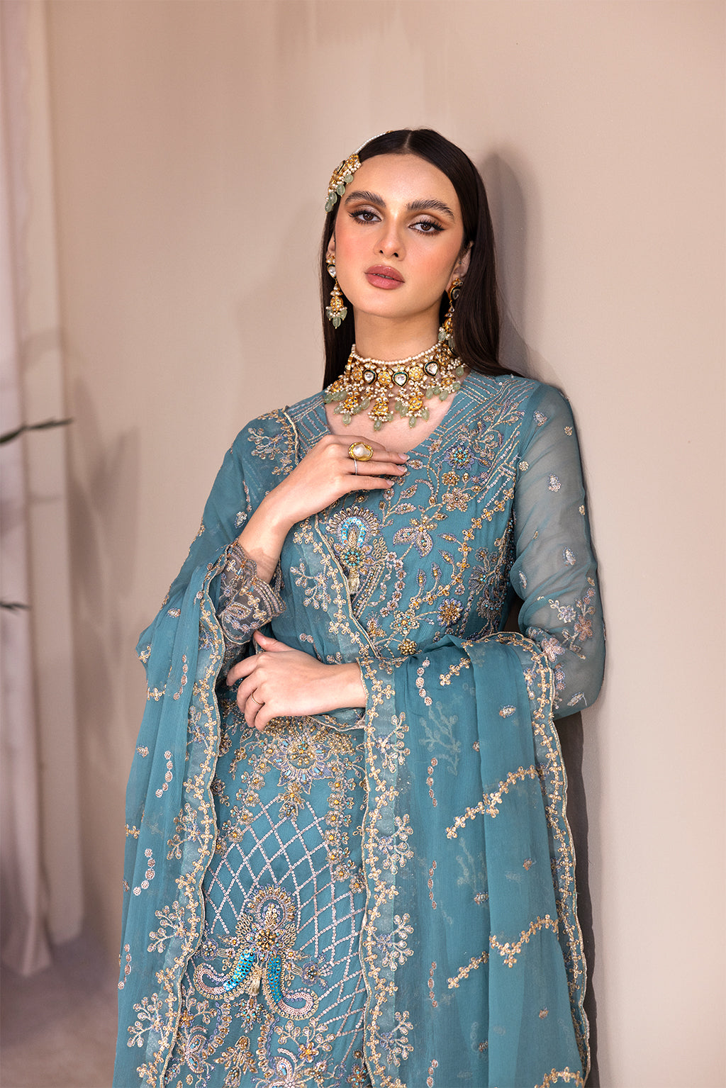 Emaan Adeel Romansiyyah Luxury Formal 3 Piece Suit RM-05 Miyasa - Riwayat-e-khas