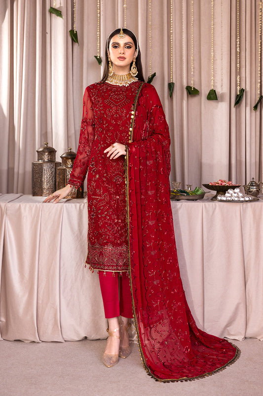 Emaan Adeel Romansiyyah Luxury Formal 3 Piece Suit RM-08 Sarafeen - Riwayat-e-khas