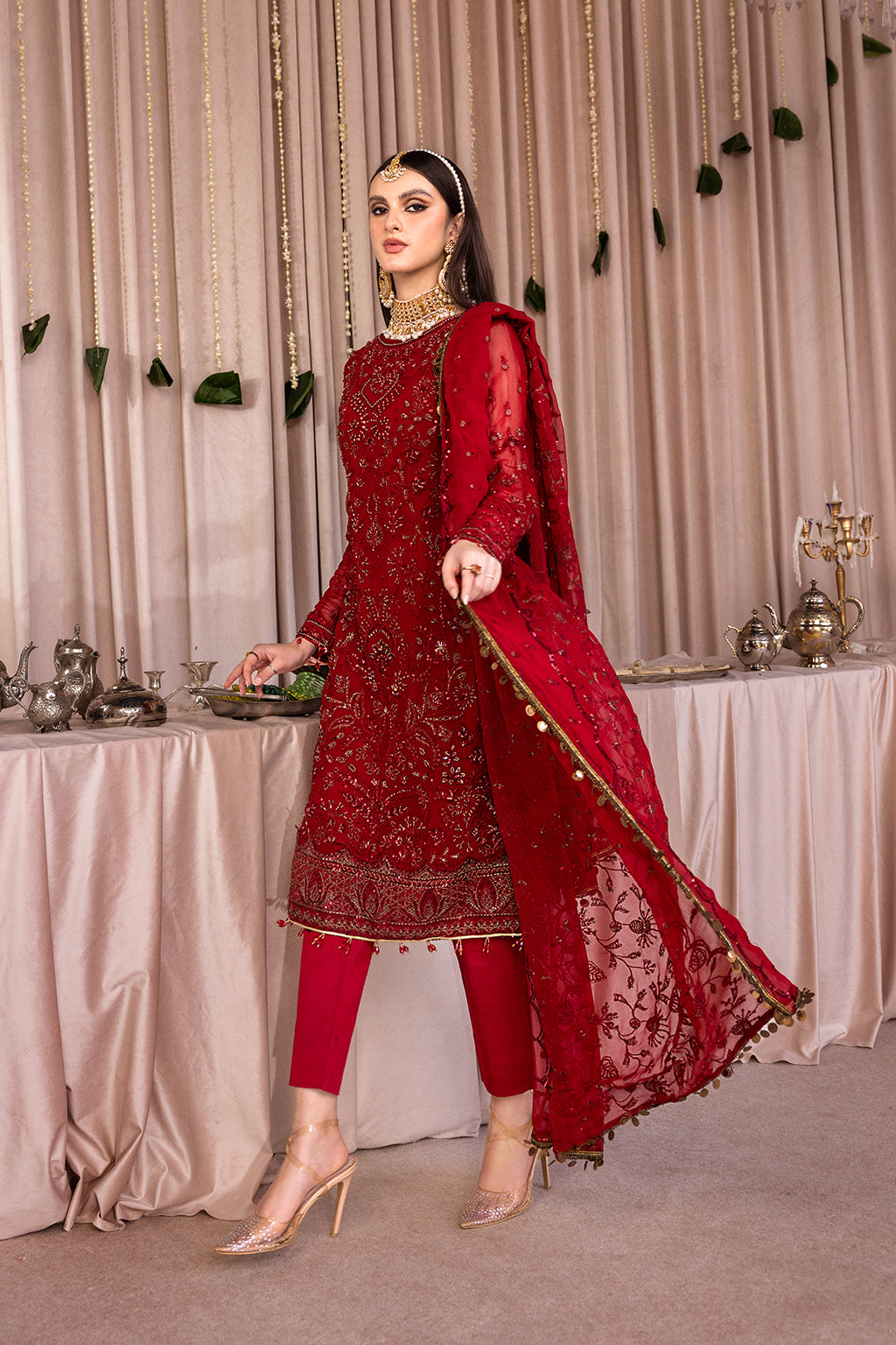 Emaan Adeel Romansiyyah Luxury Formal 3 Piece Suit RM-08 Sarafeen - Riwayat-e-khas