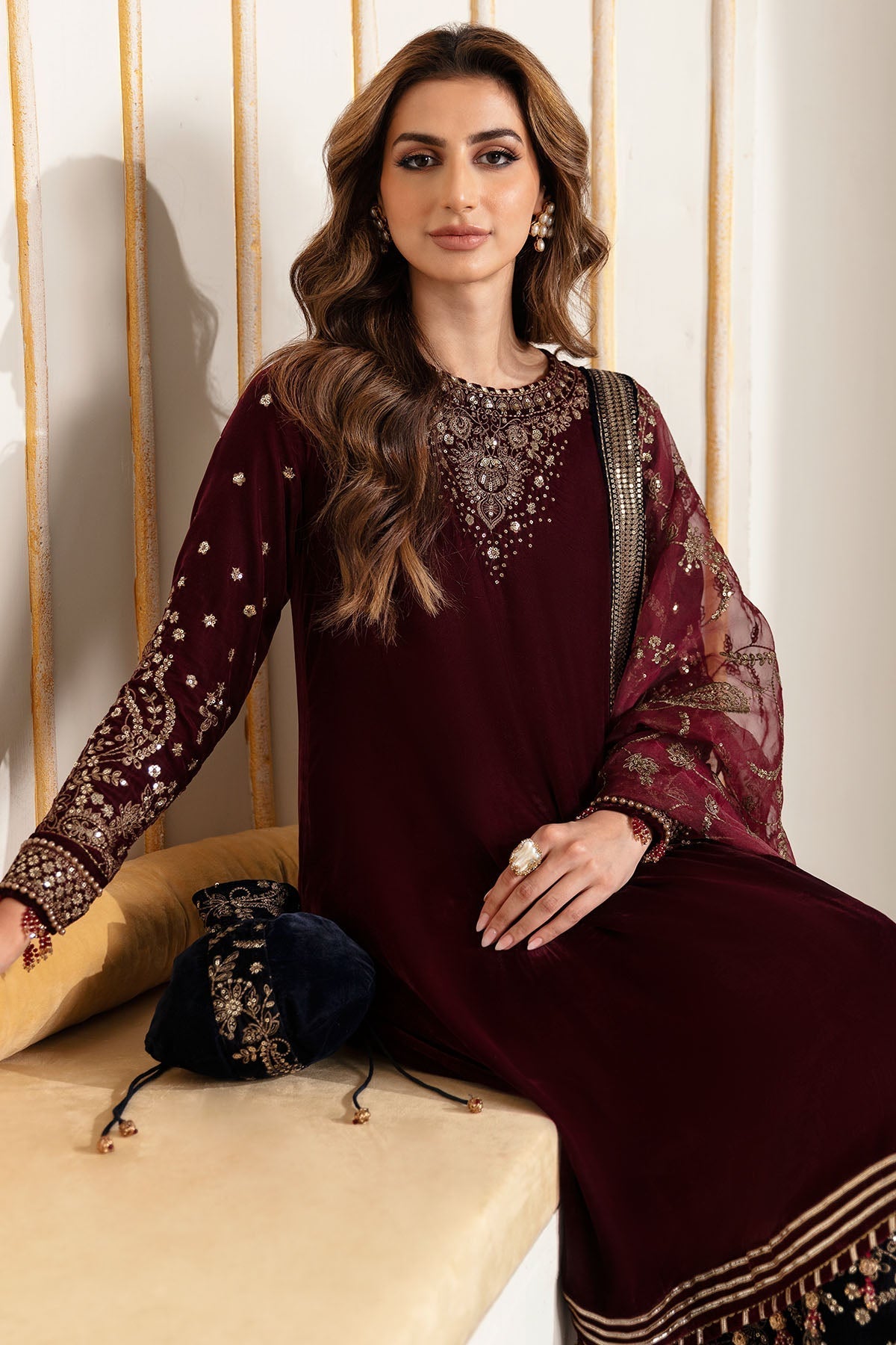JASMIN - VELVET FORMAL VF-2018 - Riwayat-e-khas