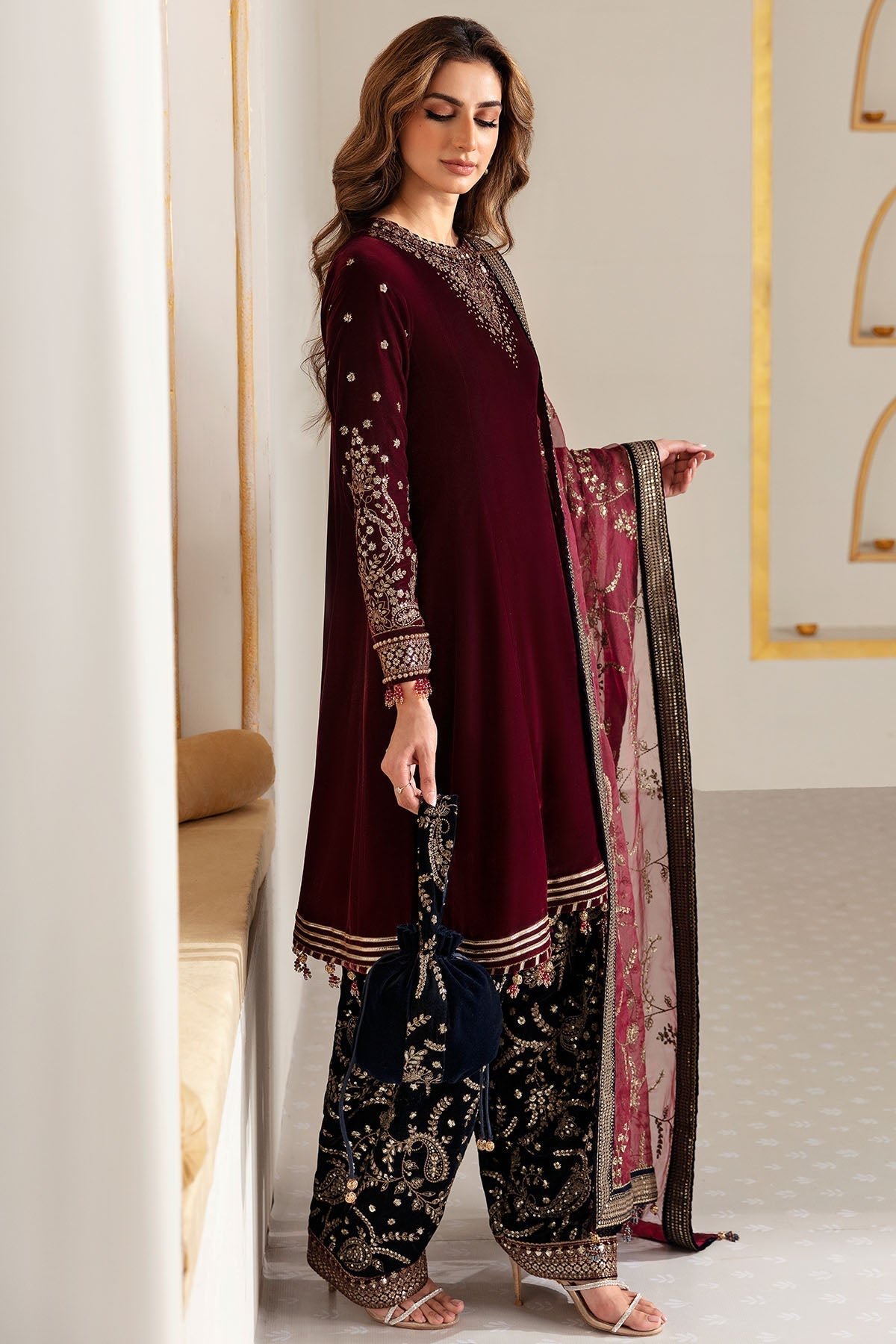 JASMIN - VELVET FORMAL VF-2018 - Riwayat-e-khas