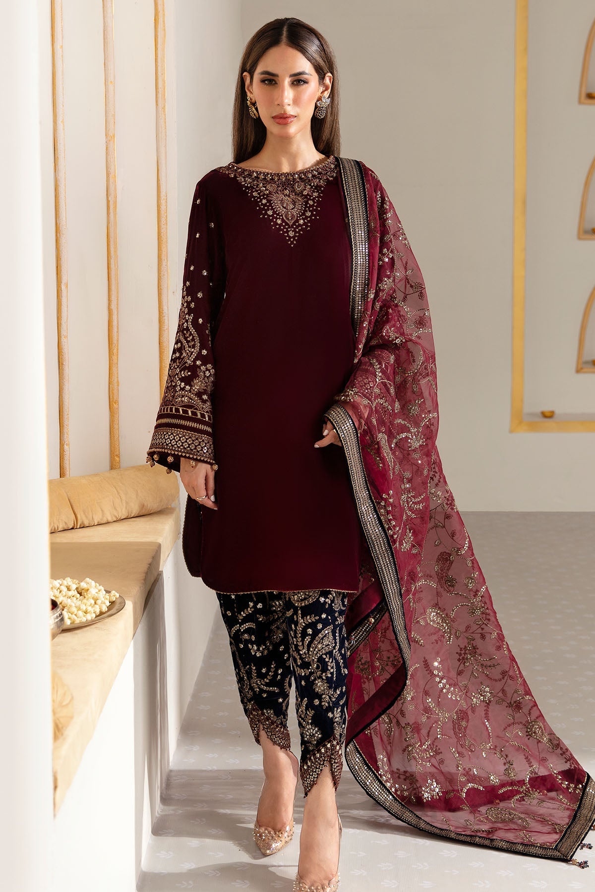 JASMIN - VELVET FORMAL VF-2017 - Riwayat-e-khas