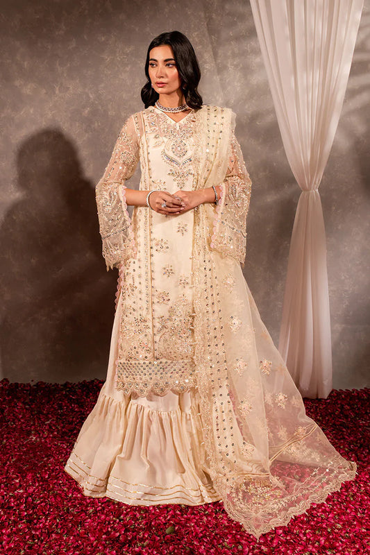 Maria Osama Khan Dastaan Festive Formal 3Pc Suit DS-03 Hoor - Riwayat-e-khas