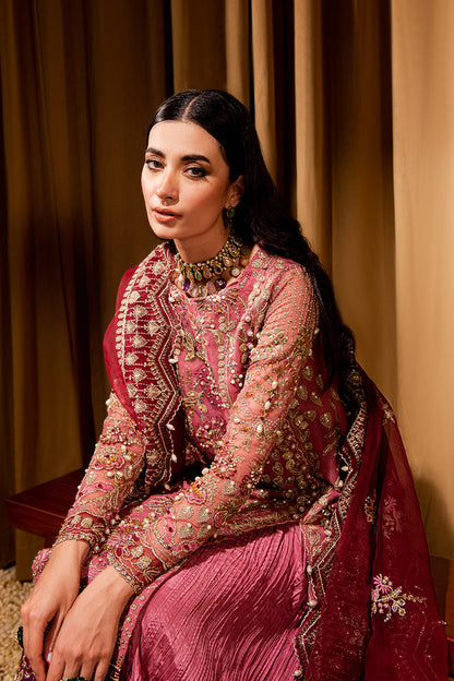 Maria Osama Khan Dastaan Festive Formal 3Pc Suit DS-05 Zari - Riwayat-e-khas