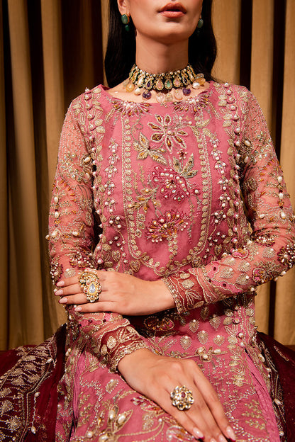 Maria Osama Khan Dastaan Festive Formal 3Pc Suit DS-05 Zari - Riwayat-e-khas
