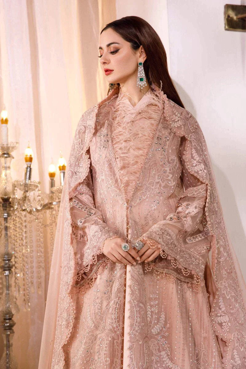 Maria.B MBROIDERED – Ash Pink (BD-2505) - Riwayat-e-khas