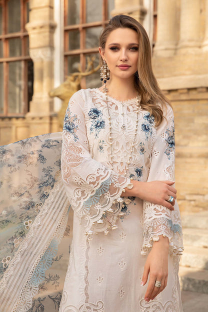 Maria.B Eid Collection Luxury Lawn SS'23 - 15A - TC-335 - Riwayat-e-khas