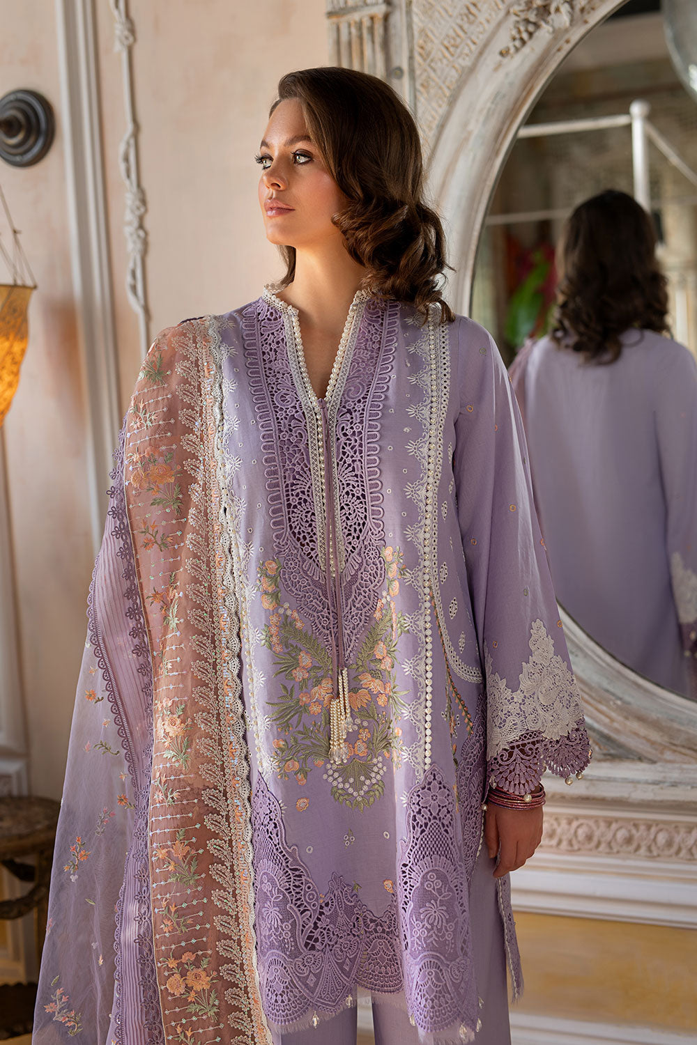 SOBIA NAZIR DESIGN 2B LUXURY LAWN 2023 - Riwayat-e-khas