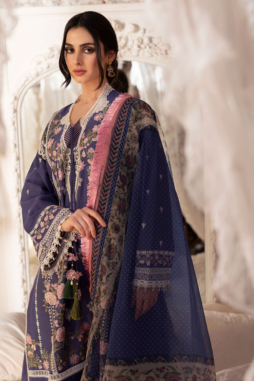 SOBIA NAZIR DESIGN 4A LUXURY LAWN 2023 - Riwayat-e-khas