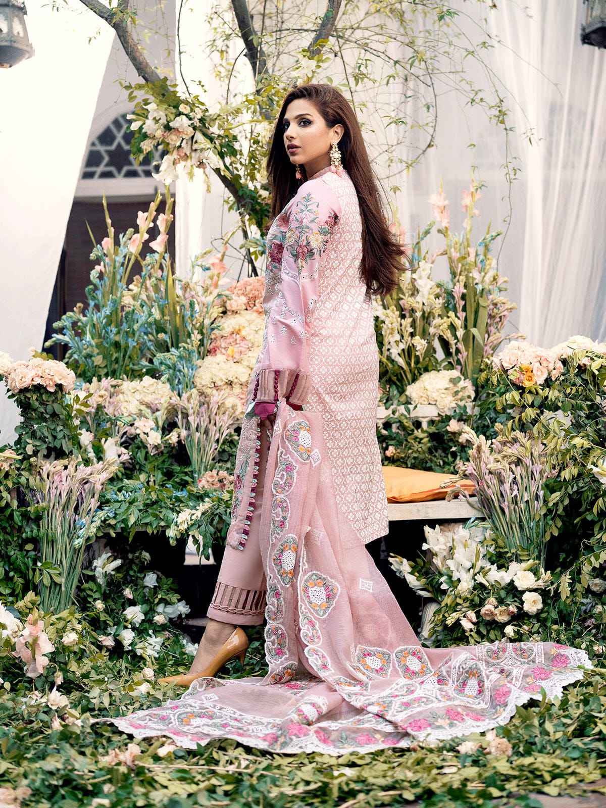 Maryam Hussain – LUXURY LAWN ’23 – L23-07 – BLOOM - Riwayat-e-khas