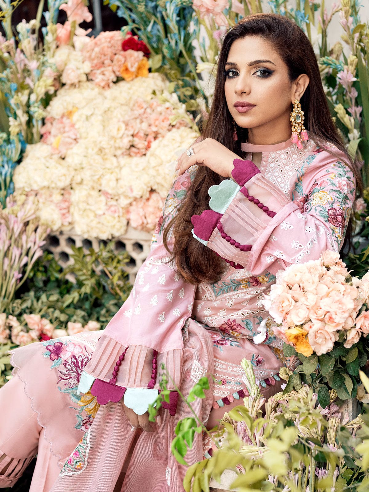 Maryam Hussain – LUXURY LAWN ’23 – L23-07 – BLOOM - Riwayat-e-khas